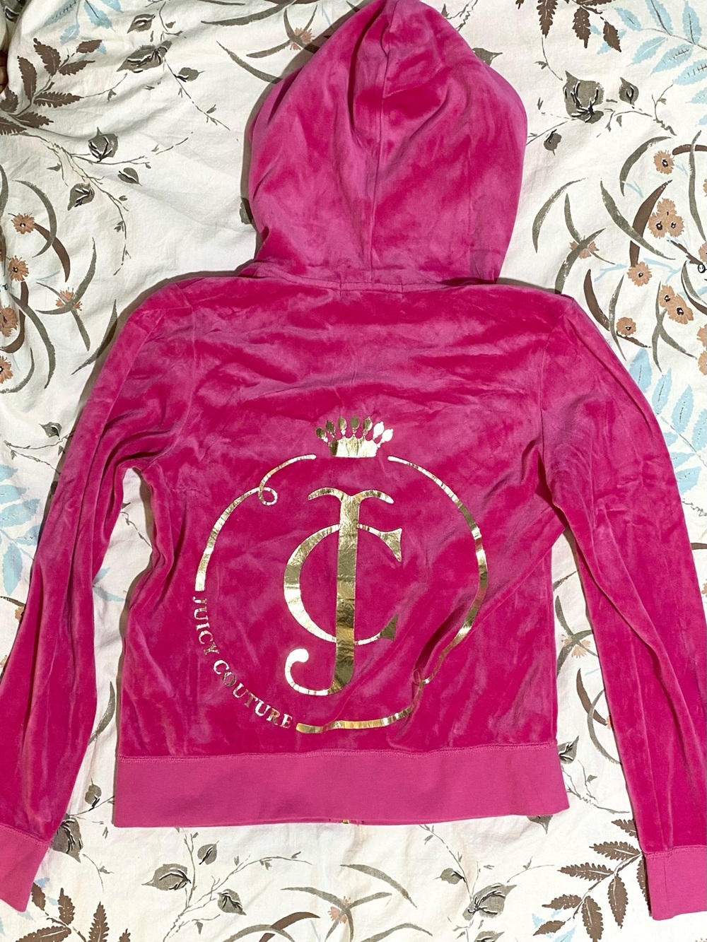 XL hot pink and gold juicy couture track jacket💓⚜️ - Picture 1 of 12